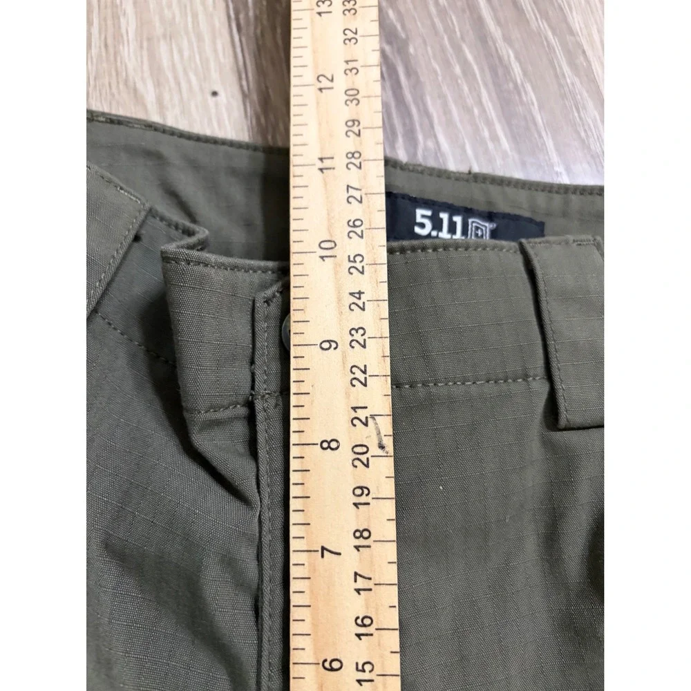 5.11 Tactical Icon‎ Cargo Pants Ripstop Women 14 Long Tall (33x34) Green READ